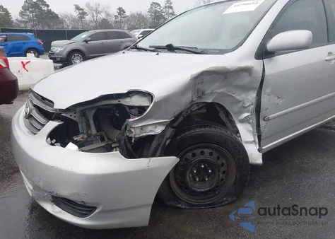 2004 Toyota Corolla Le z USA, uszkodzony, nr VIN 2T1BR32E44C178725